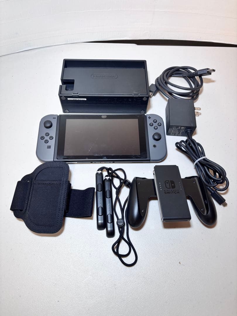 Nintendo Switch 本体 グレー 付属品付き