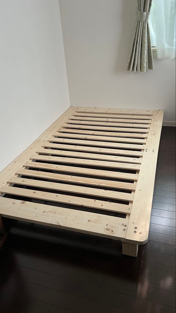 セミダブル ベッドフレーム すのこ