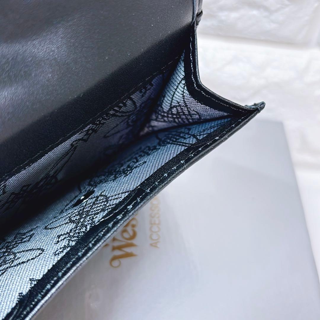 Vivienne Westwood 3つ折り財布 ブラック マット