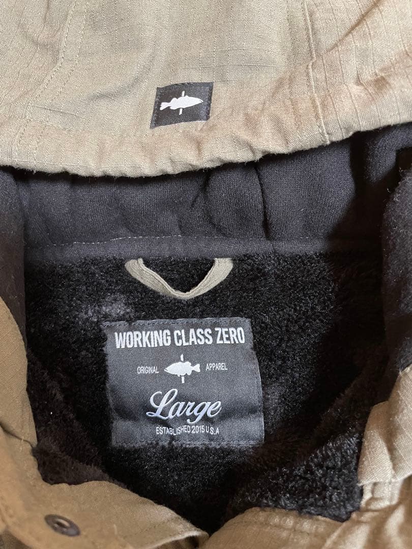 ワーキングクラスゼロ　スタンダードロゴジャケット　L サイズ　シチズン