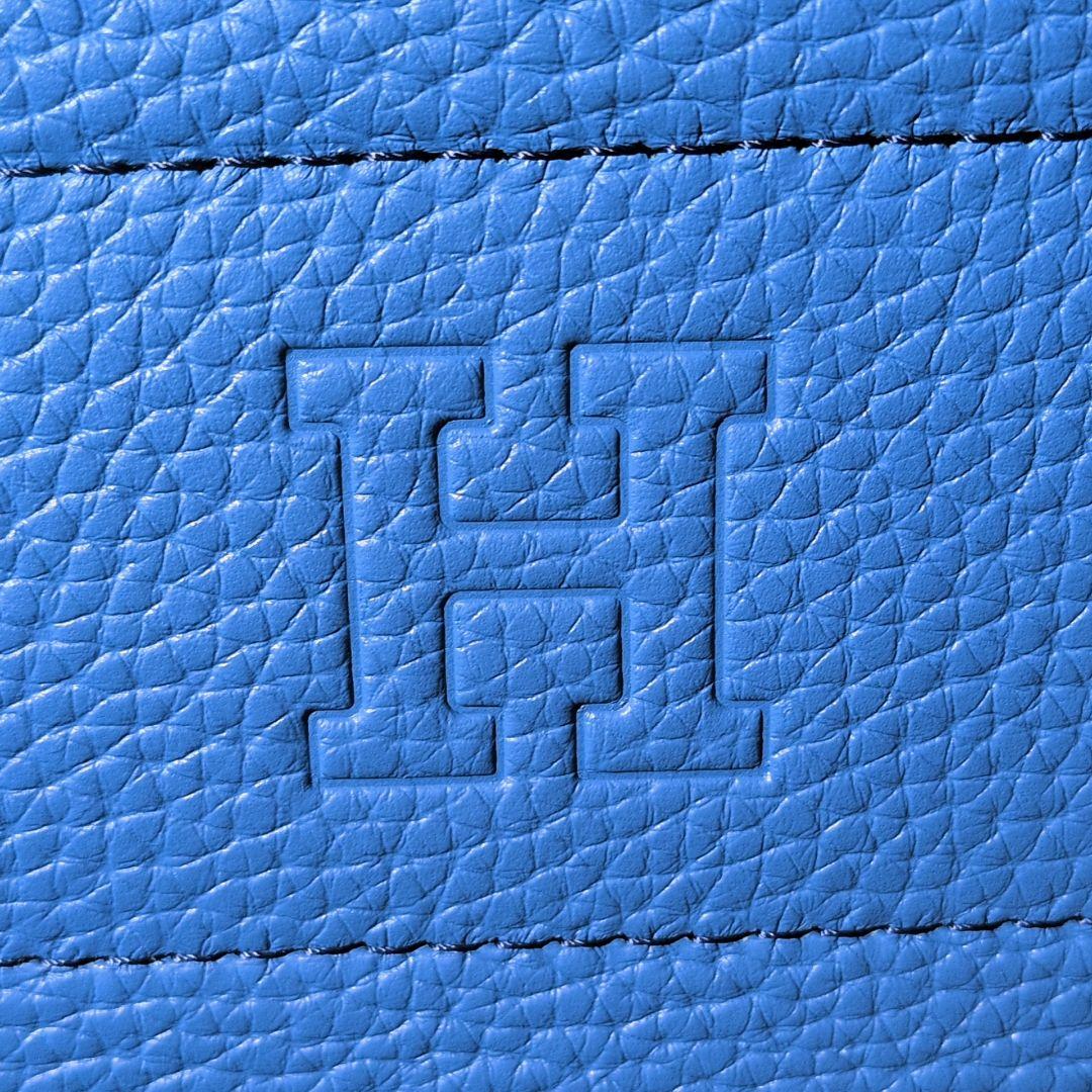 【未使用級 希少色】ヒロフ　チェスタ　トートバッグ　M　メッシュハンドル　ブルー