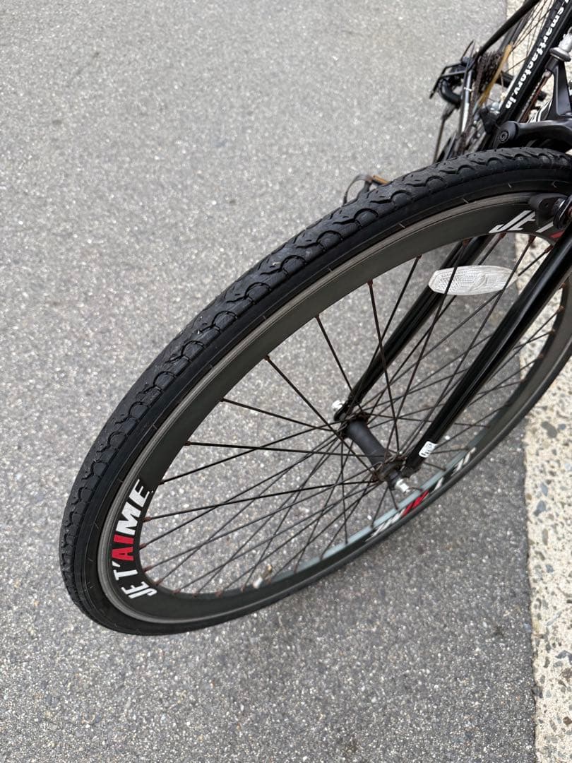 97 自転車 大阪市 【引取り限定】 28インチ 変速付き ロードバイク