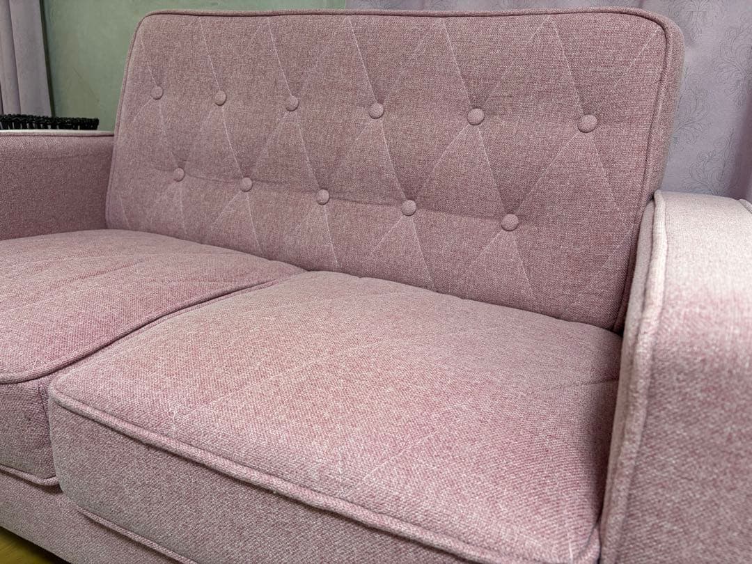 ピンク ソファ 2人掛け