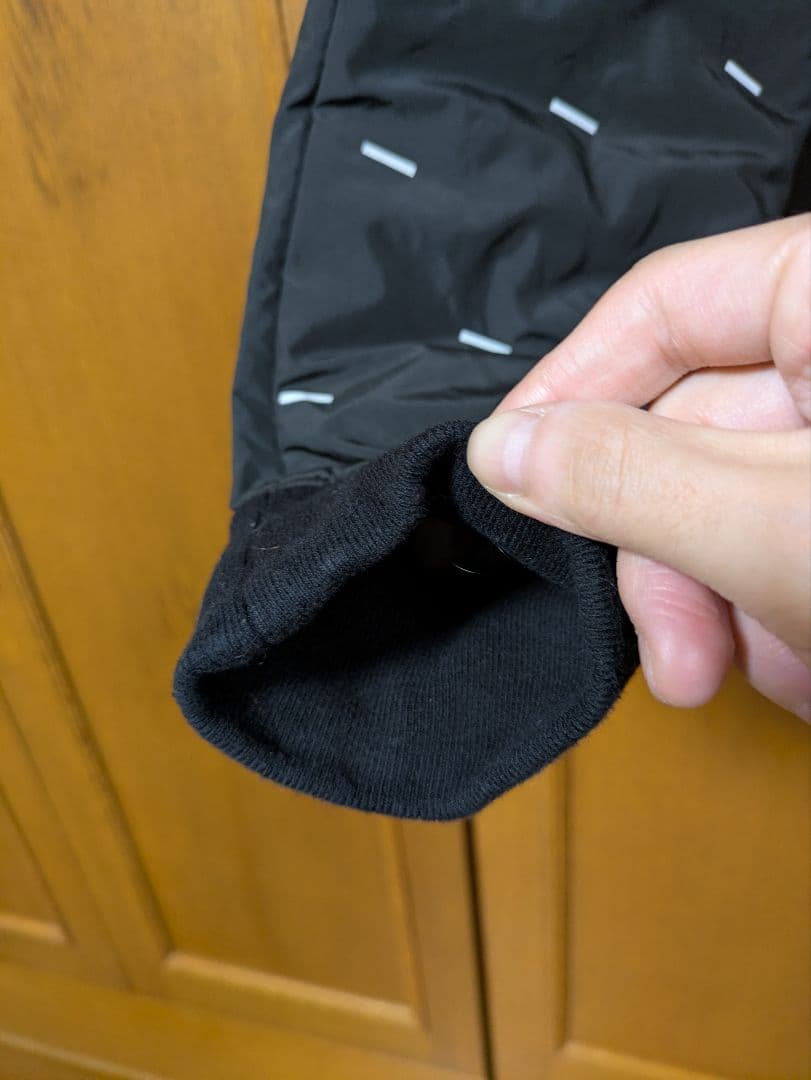 (美品) サイコバニー 2WAYダウンブルゾン 黒×白 総柄 袖着脱可