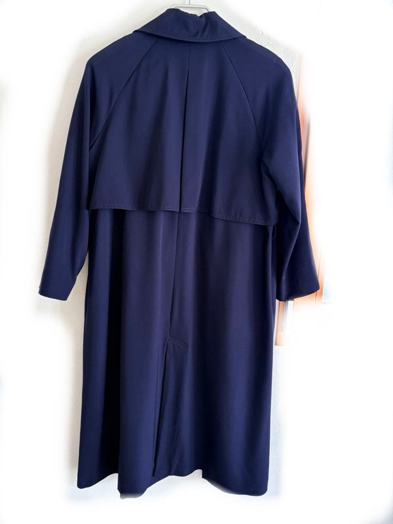 トゥモローランド ネイビーウールトレンチコートインナーボールジィエブールIENA