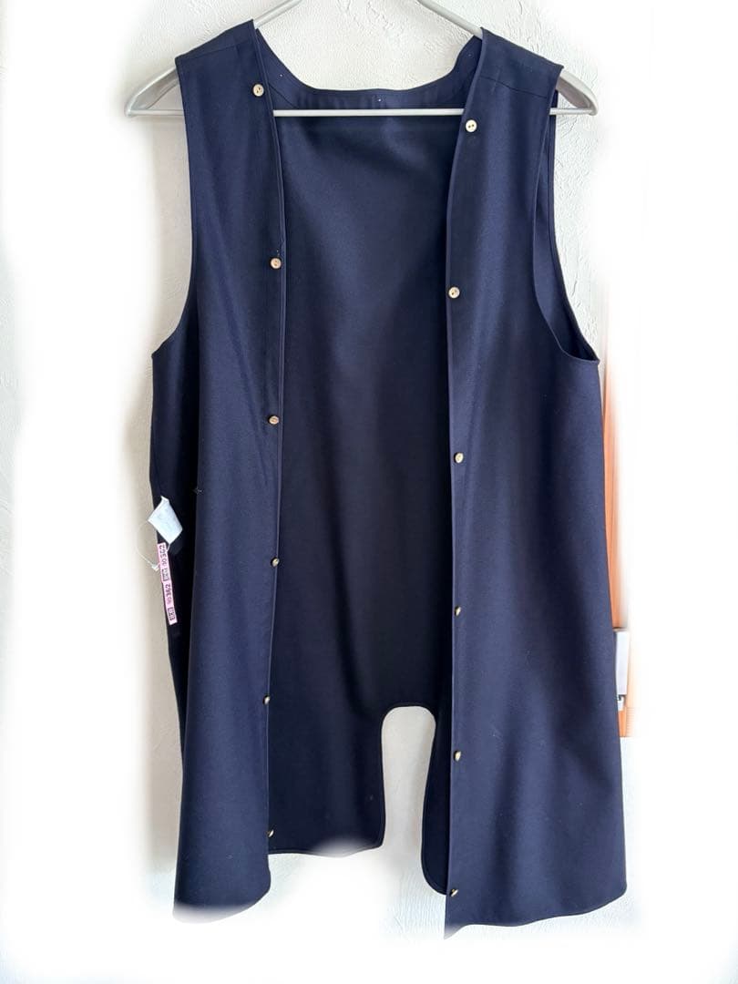 トゥモローランド ネイビーウールトレンチコートインナーボールジィエブールIENA