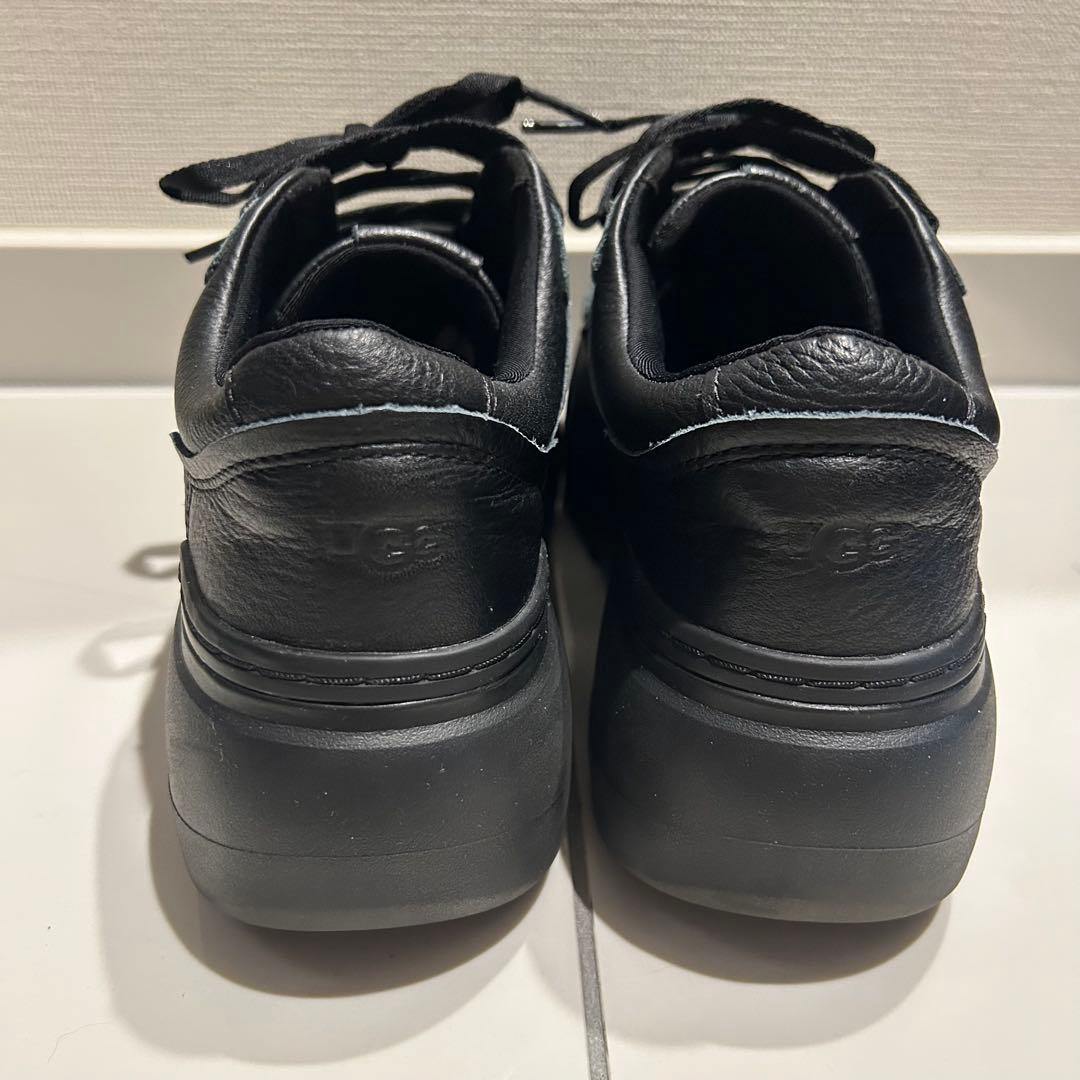 UGG ブラック 厚底スニーカー 24.5センチ レディース ウィメンズ 黒