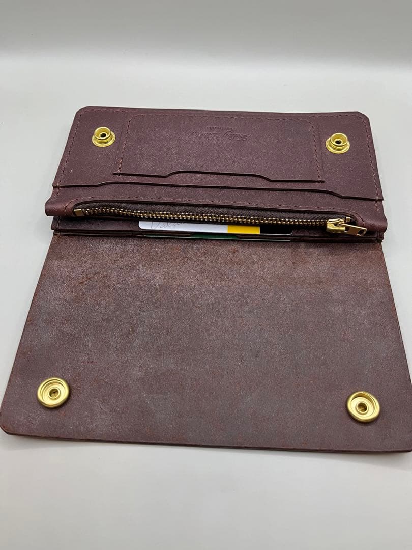 【値下げ】トラッカーウォレット　ラフィアン(ホーウィン社)①