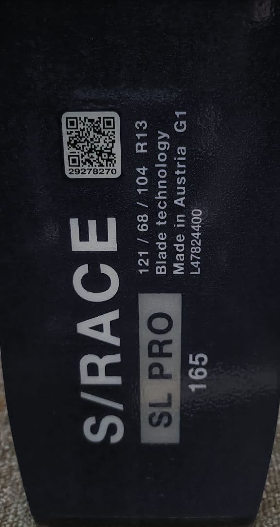 スキー SALOMON S/RACE SL PRO 165cm + I12 TL GW