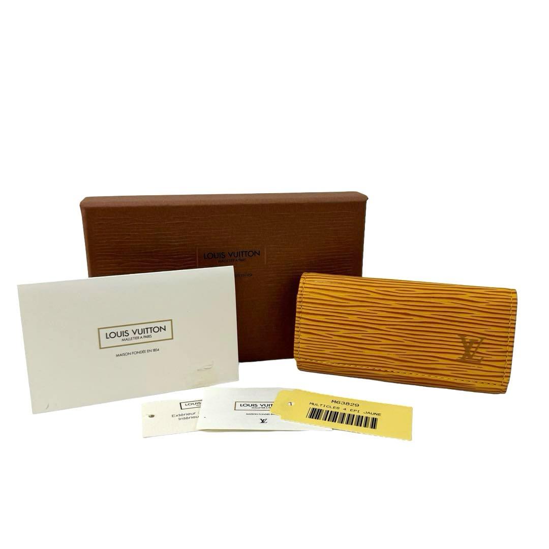 ルイヴィトン ミュルティクレ4 エピ イエロー M63829