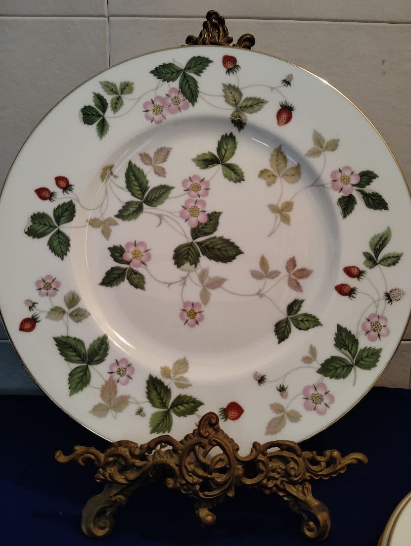 ウェッジウッド 　ワイルドストロベリー）27センチプレート5枚セット