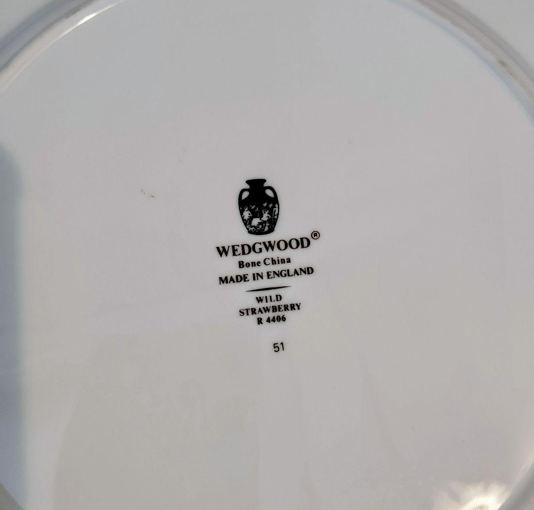 ウェッジウッド 　ワイルドストロベリー）27センチプレート5枚セット