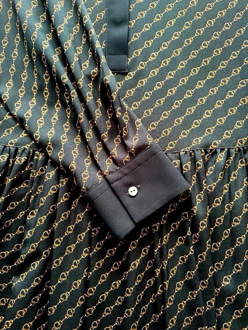 【23区】Ratti チェーンモチーフ ワンピース　サイズ38