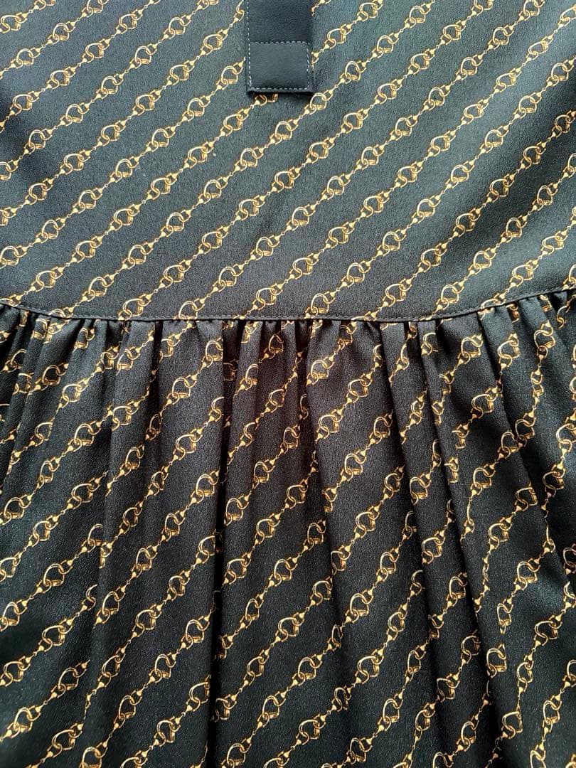 【23区】Ratti チェーンモチーフ ワンピース　サイズ38