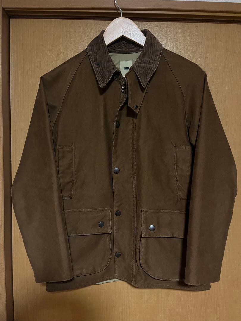 FOBファクトリー　ライディングジャケット　モールスキン