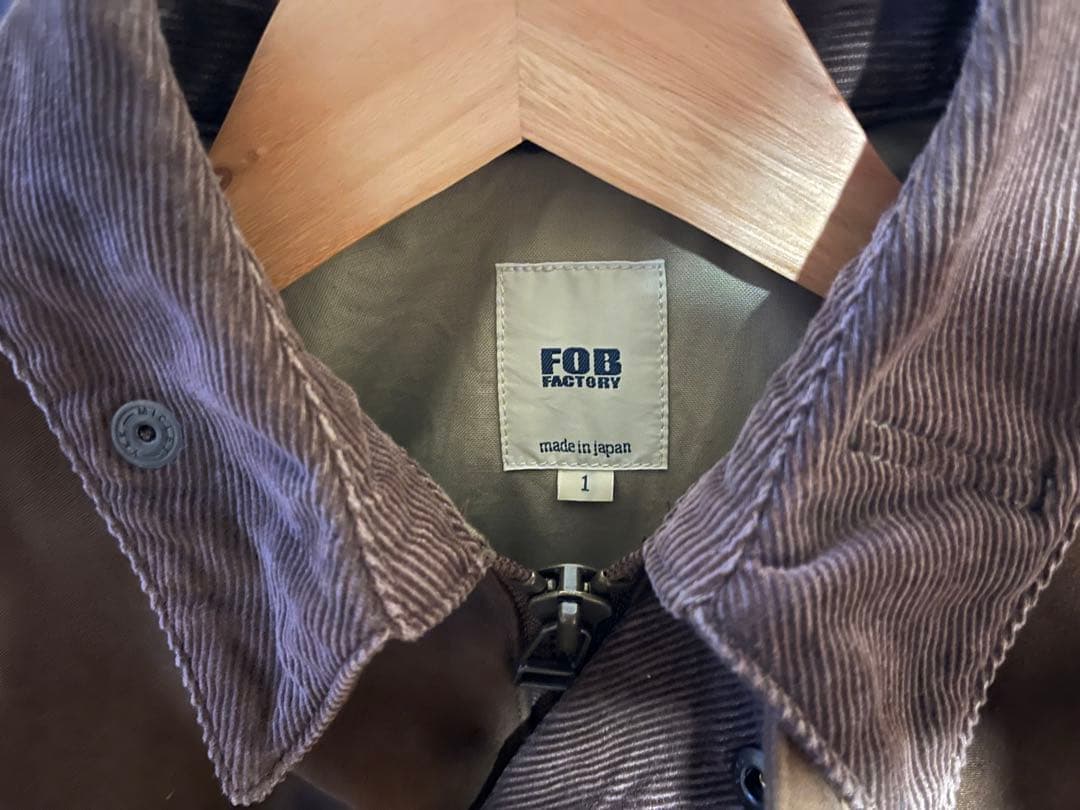 FOBファクトリー　ライディングジャケット　モールスキン