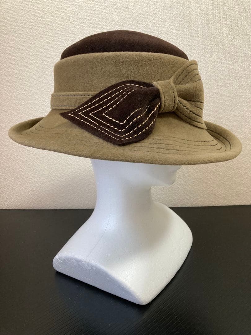 マキシン◆maxim ブラウン リボン　ハット