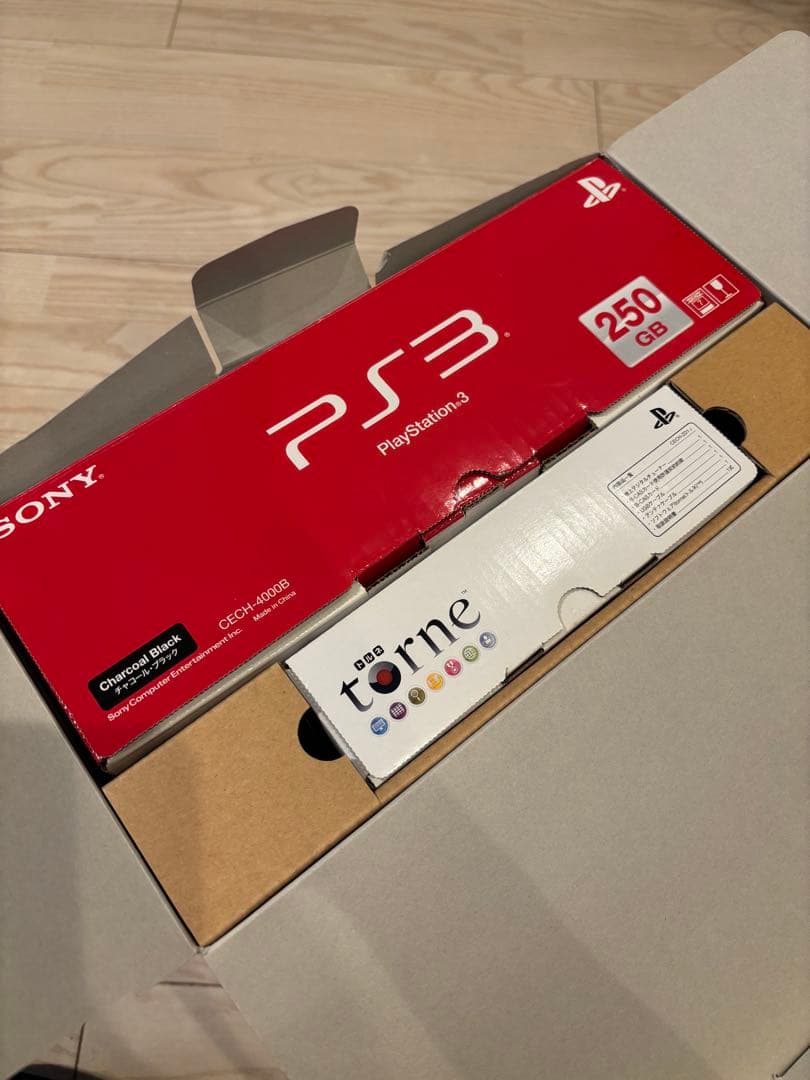【箱付き】PS3 250GB CECH-4000B、torne