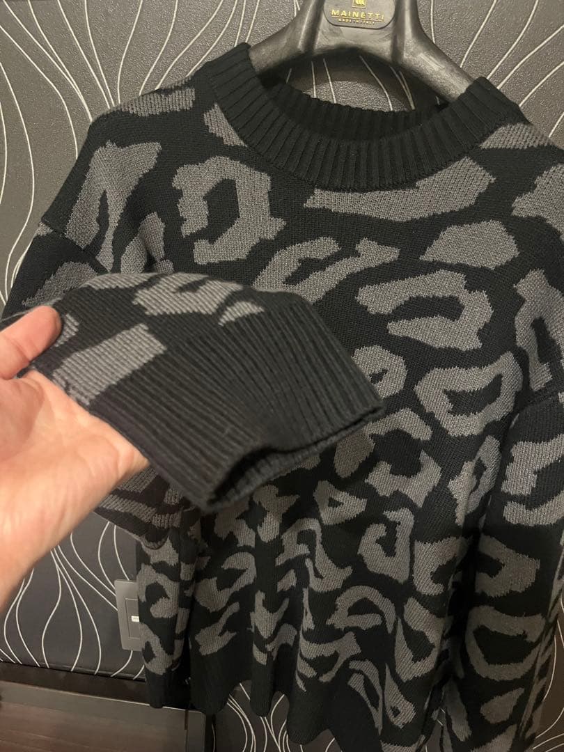 Jリンドバーグ　ニット　レオパード柄