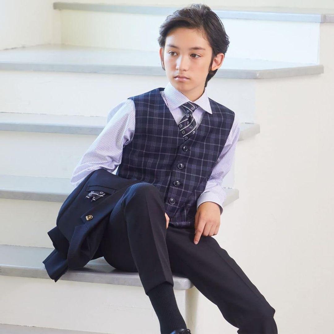 スリーピース スーツ ８点セット 160 170 男の子 結婚式 冠婚葬祭