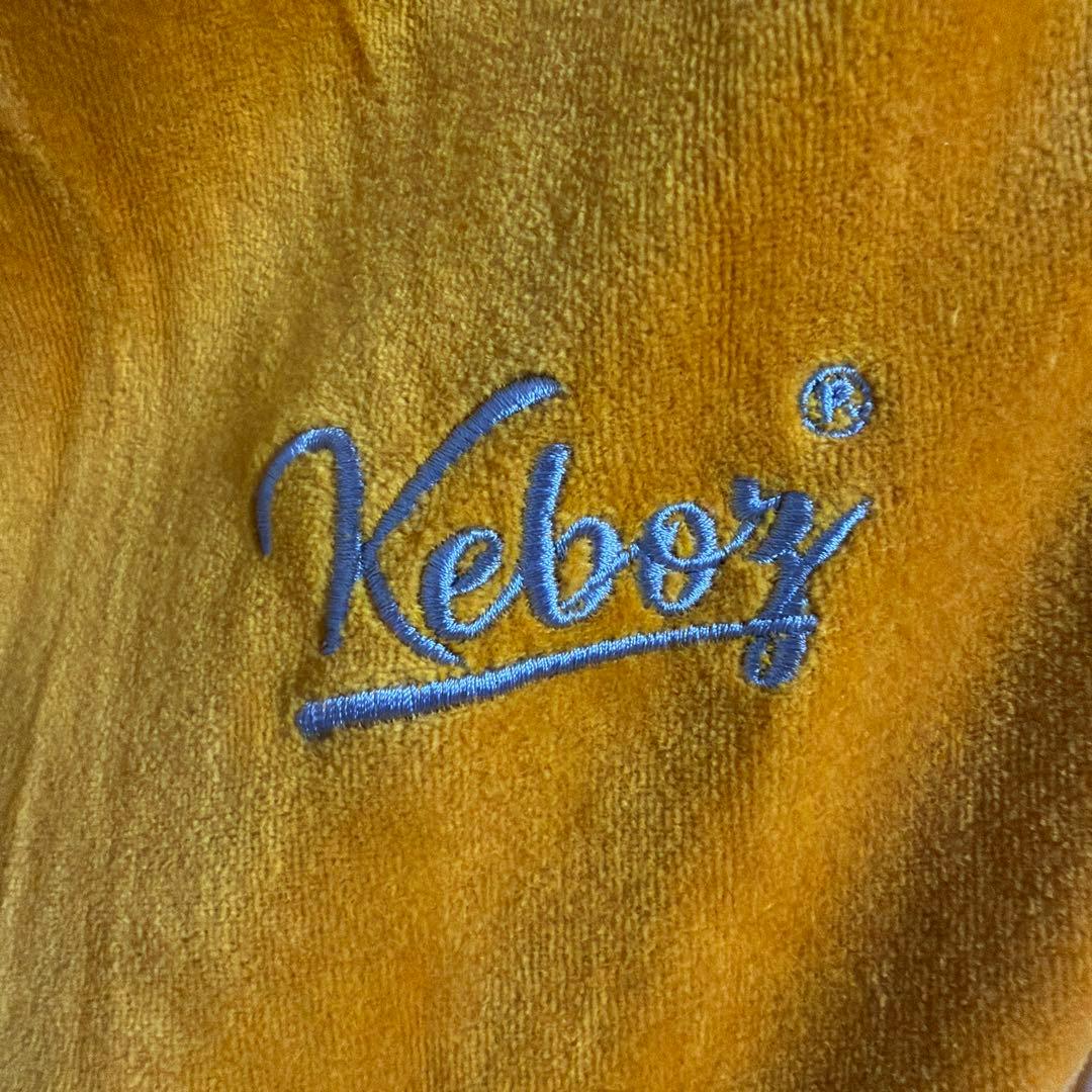 Keboz ケボズ ベロア セットアップ 上下 M ゴールド オレンジ