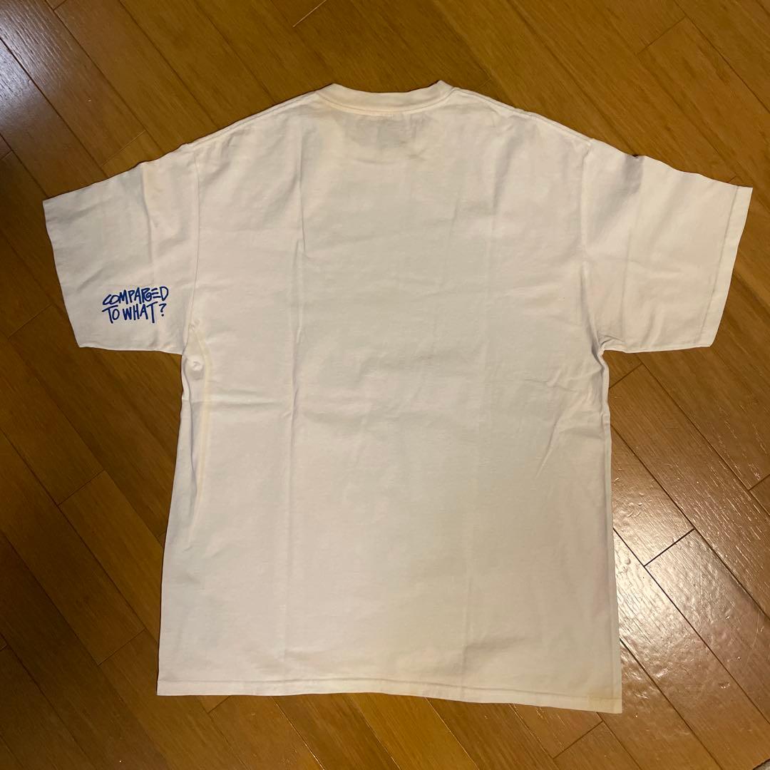 STUSSY 2000年以降黒タグ白色Tシャツ Lサイズ