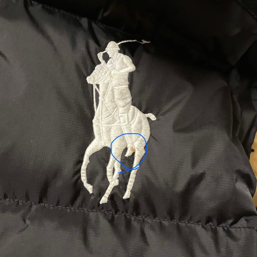 Polo by Ralph Lauren USAロゴビッグポニーダウンベスト美品