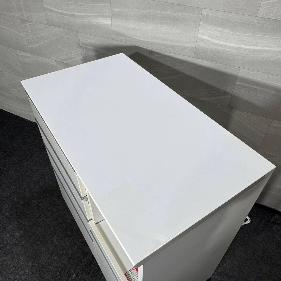 ニトリ キッチンカウンター 幅90cm 食器棚 白 ホワイト d5127