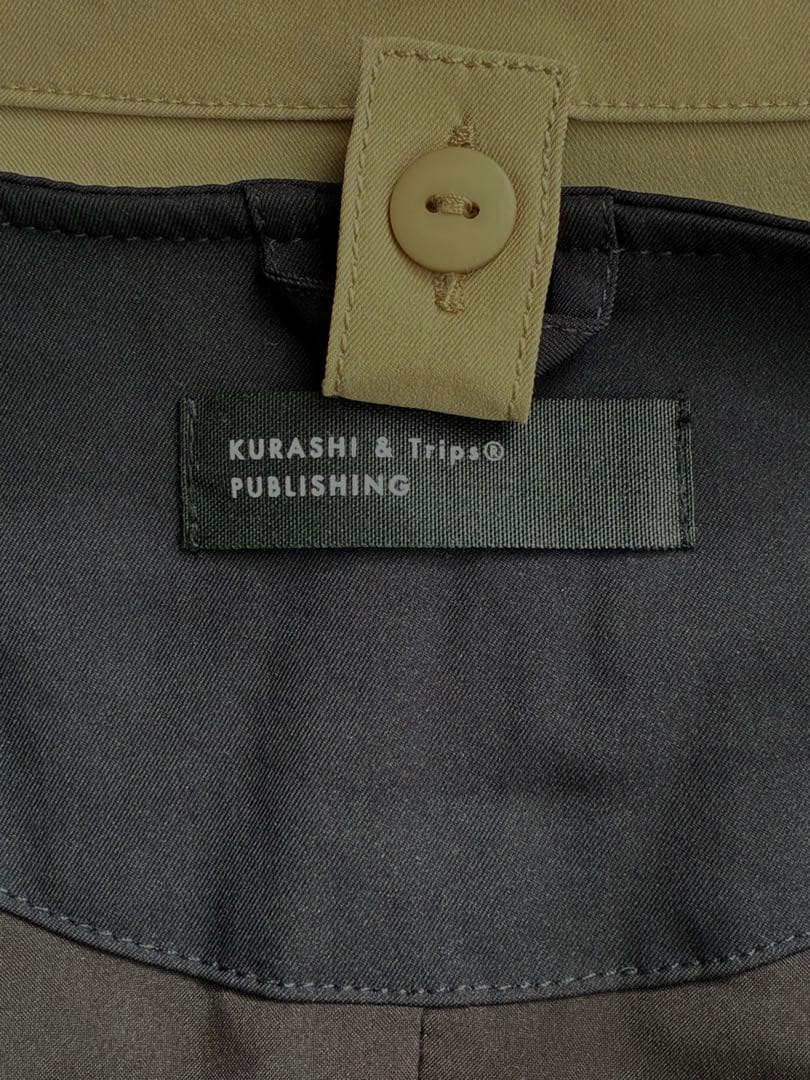 【未使用】中綿ベスト付きのかろやかミドル丈アウター（北欧、暮らしの道具店）