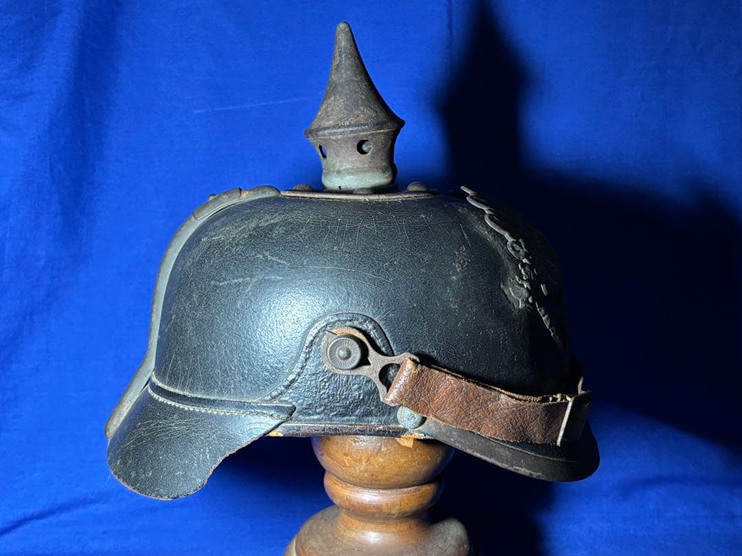 実物 WW1 帝政ドイツ プロイセン ピッケルハウベ ドイツ軍 兜 ヘルメット