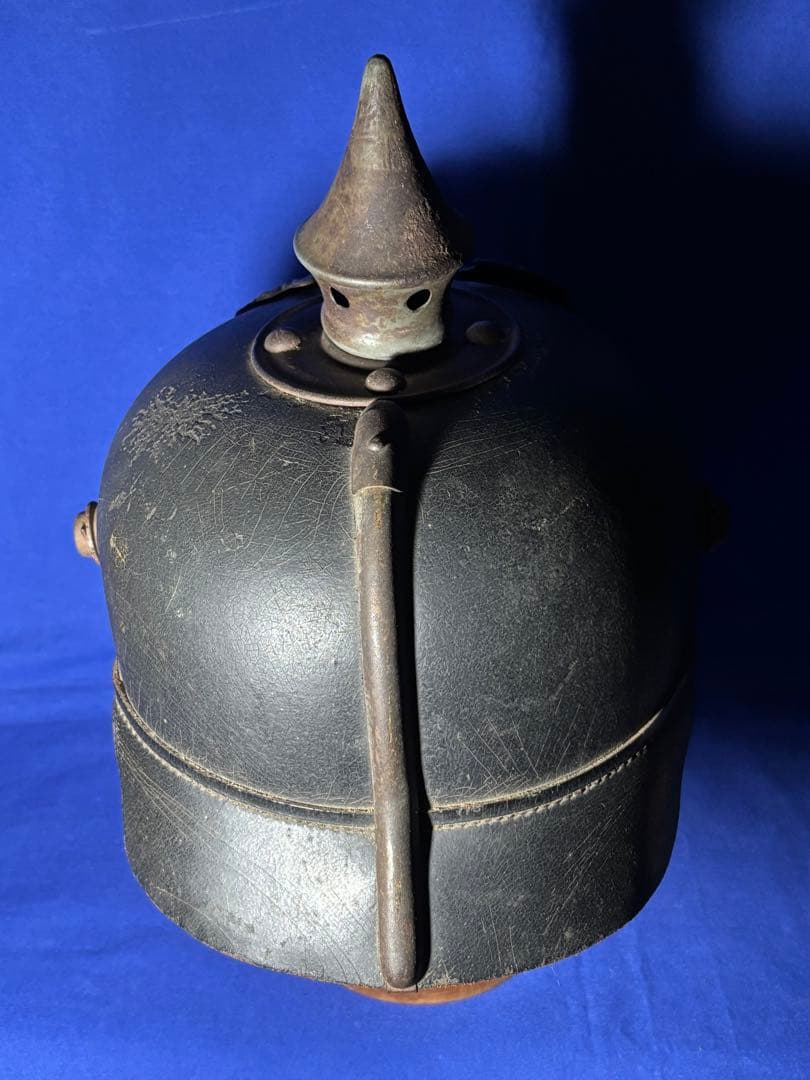 実物 WW1 帝政ドイツ プロイセン ピッケルハウベ ドイツ軍 兜 ヘルメット