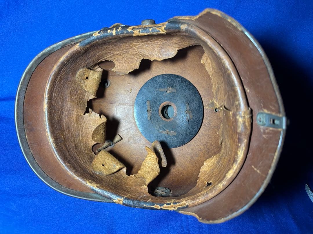 実物 WW1 帝政ドイツ プロイセン ピッケルハウベ ドイツ軍 兜 ヘルメット