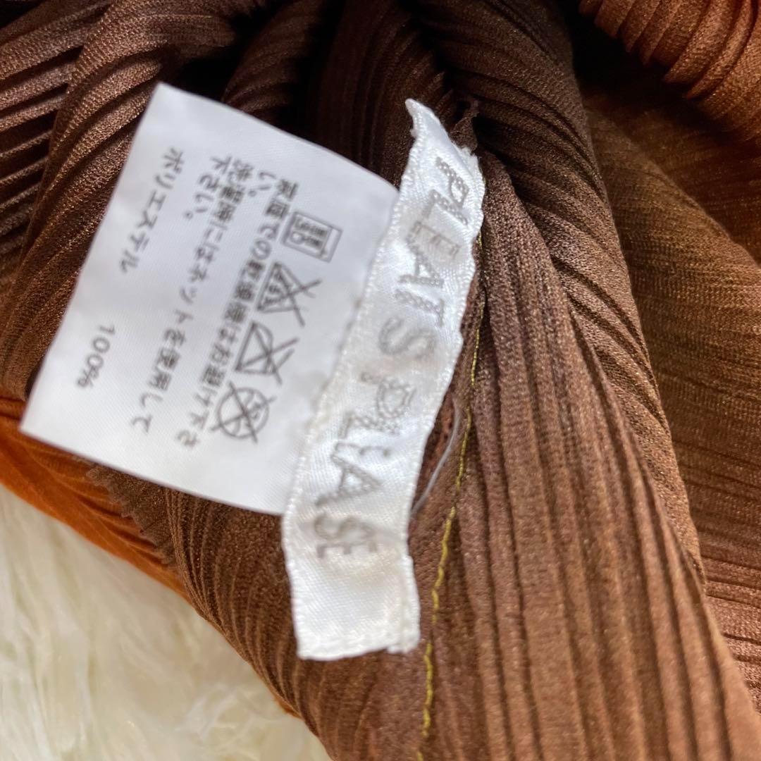 PLEATS PLEASE プリーツプリーズ　グラデーション　長袖　オレンジ
