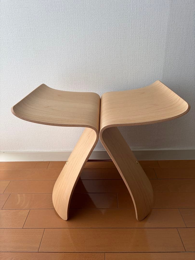 天童木工　柳宗理　バタフライスツール　新品