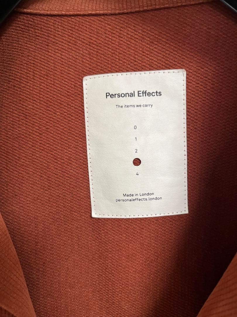 【極美品 英国製】Personal Effects / OVER SHIRT
