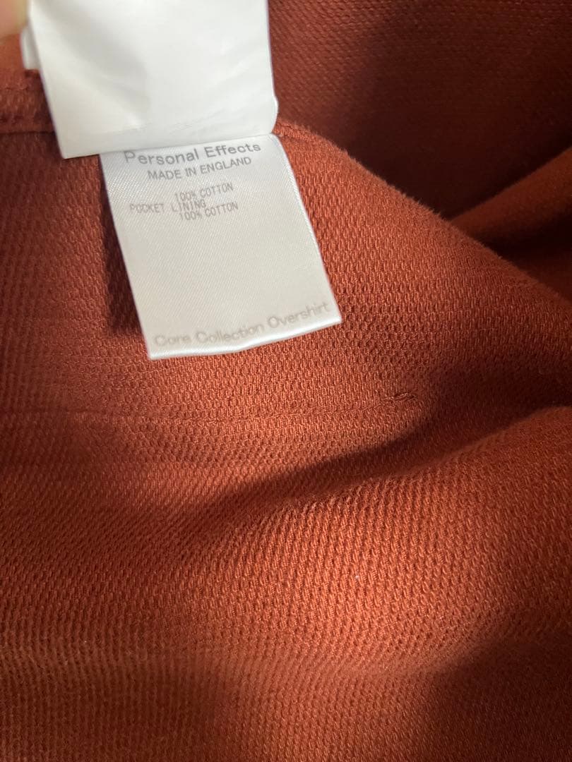 【極美品 英国製】Personal Effects / OVER SHIRT