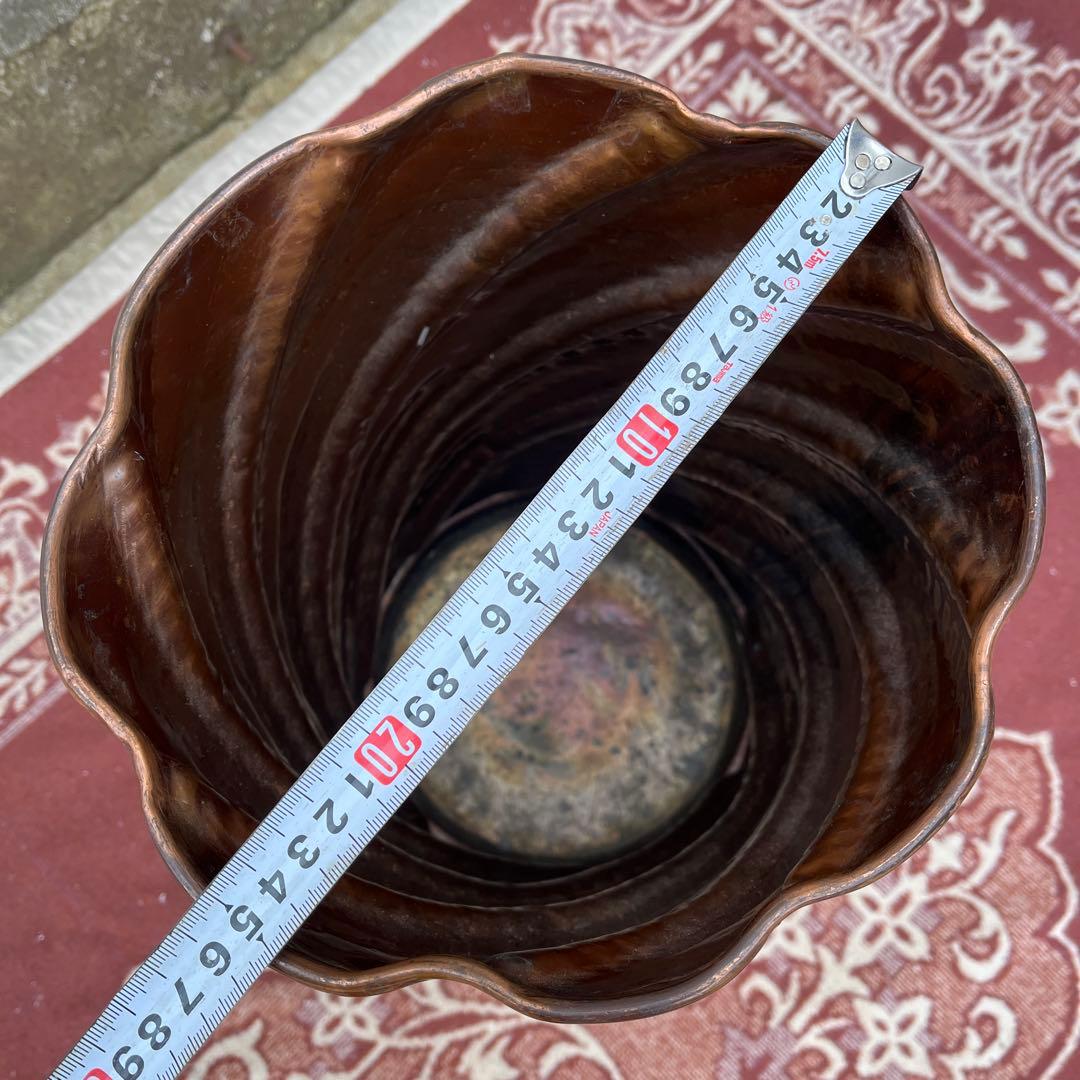 イタリア製◾️銅製 傘立て アンブレラスタンド ヨーロッパ雑貨