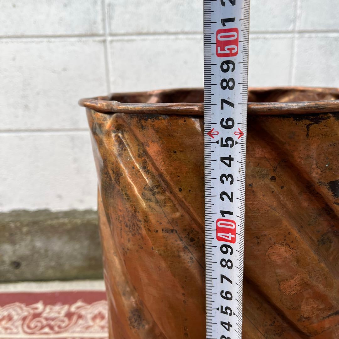 イタリア製◾️銅製 傘立て アンブレラスタンド ヨーロッパ雑貨