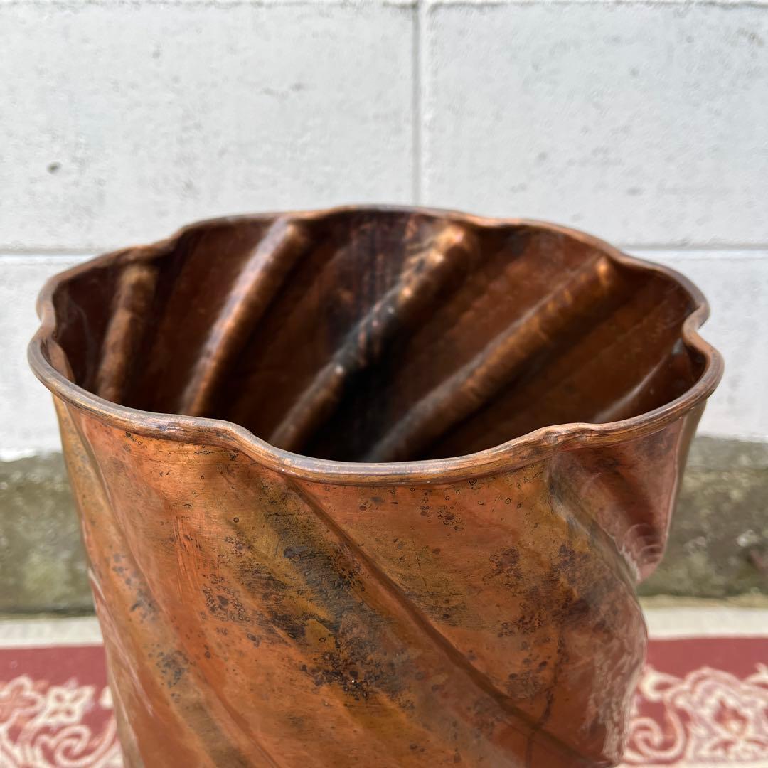 イタリア製◾️銅製 傘立て アンブレラスタンド ヨーロッパ雑貨