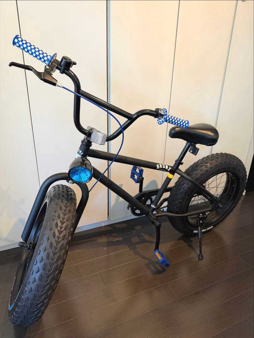 BRONX20 ファットバイク CUSTOM マットブラック　完全室内保管