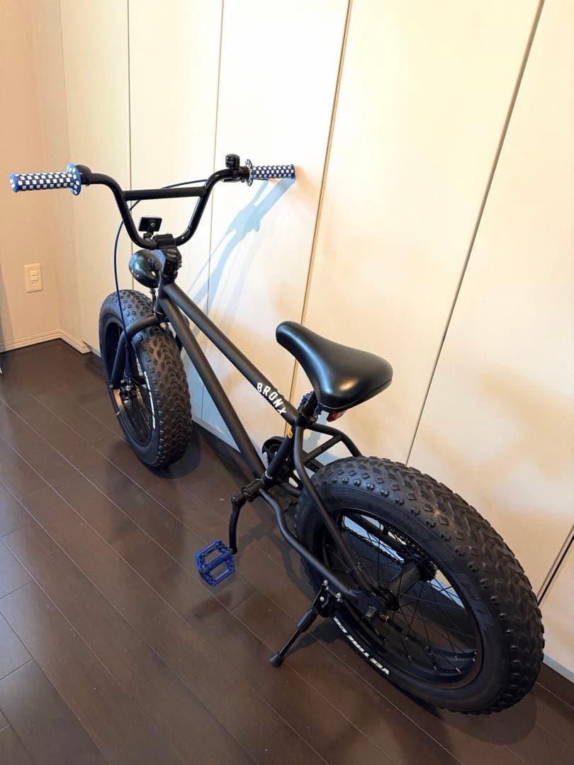 BRONX20 ファットバイク CUSTOM マットブラック　完全室内保管