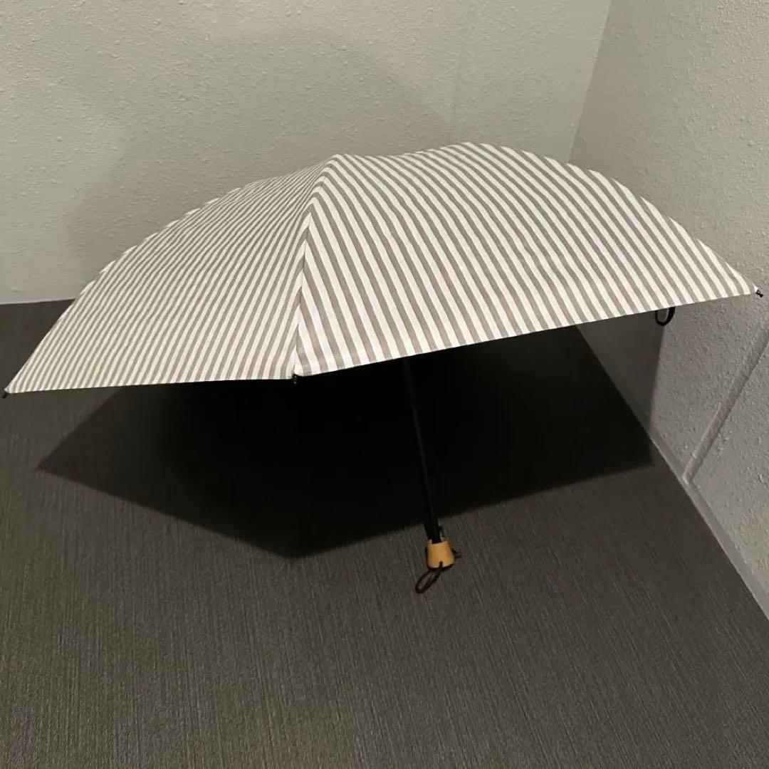 サンバリア100☆折りたたみ日傘3段折/ ストライプ