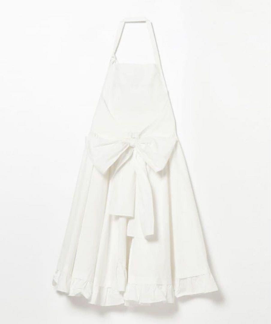 DEAN & DELUCA ギャザーのエプロンドレスW