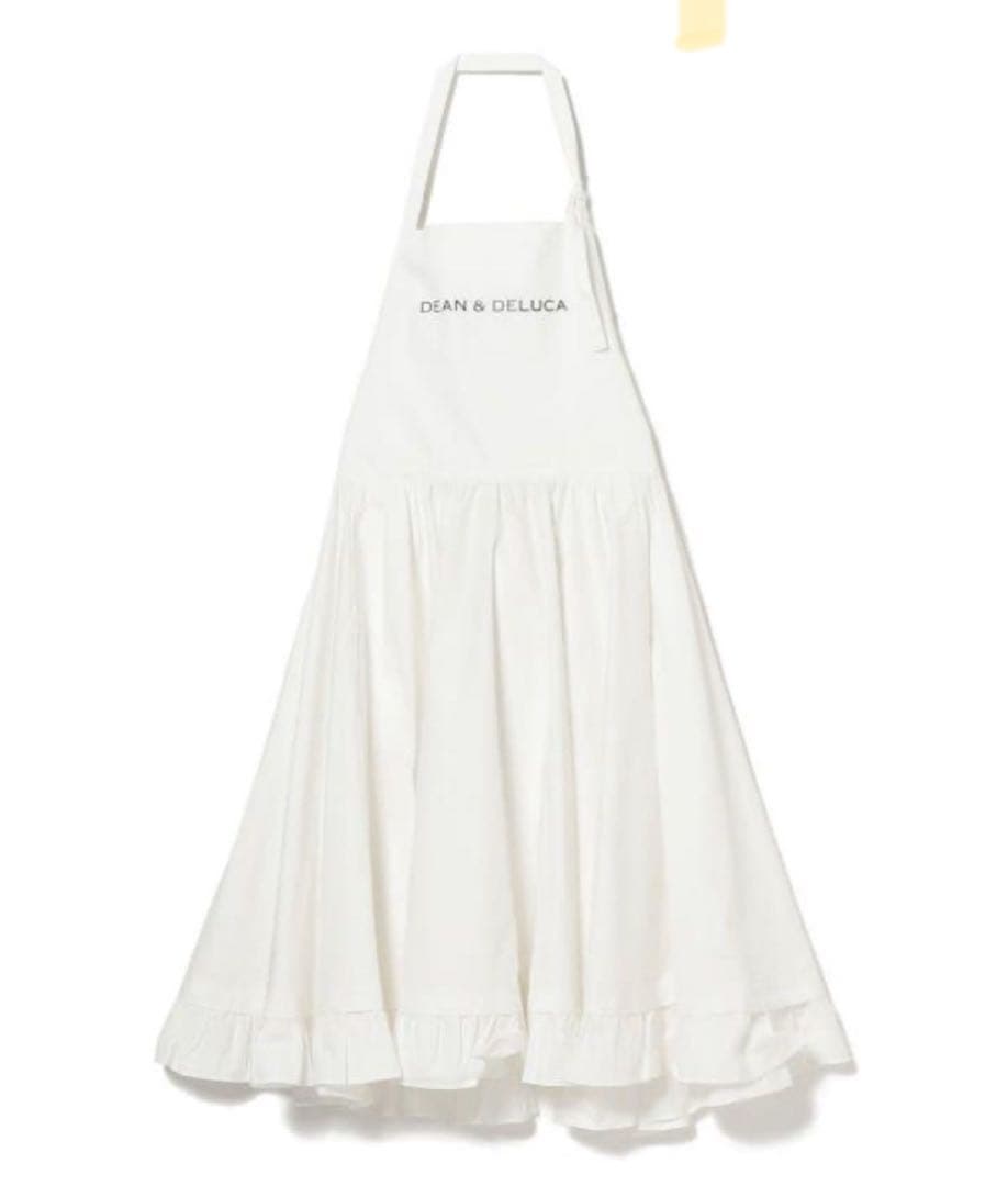 DEAN & DELUCA ギャザーのエプロンドレスW