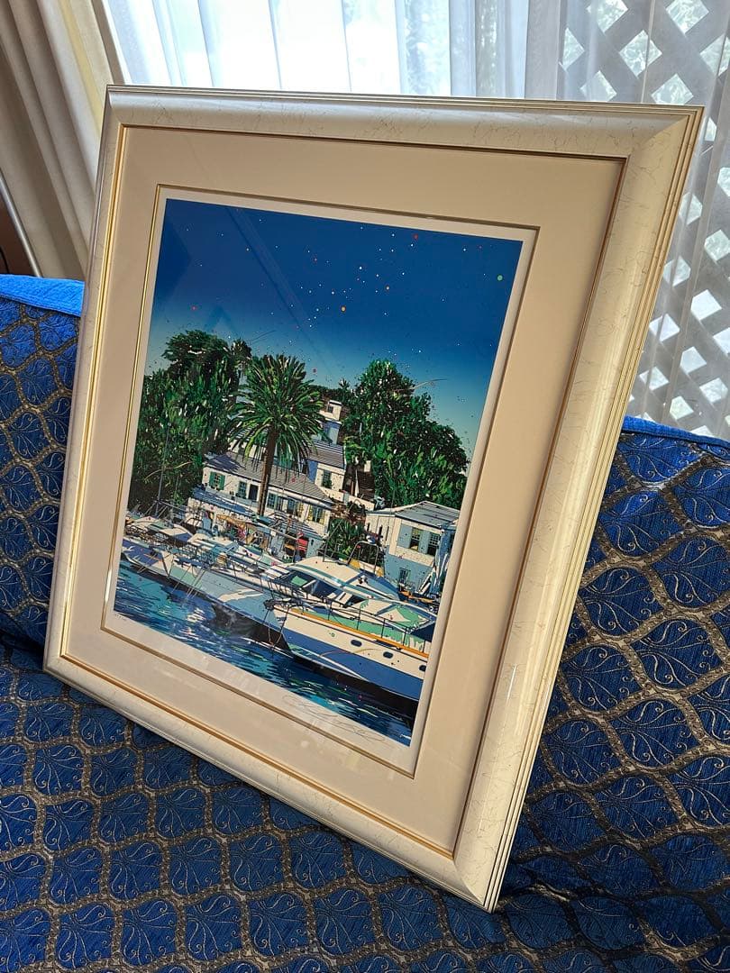 鈴木英人 【パラダイスアワー】 シルクスクリーン　直筆サイン　エディション有り