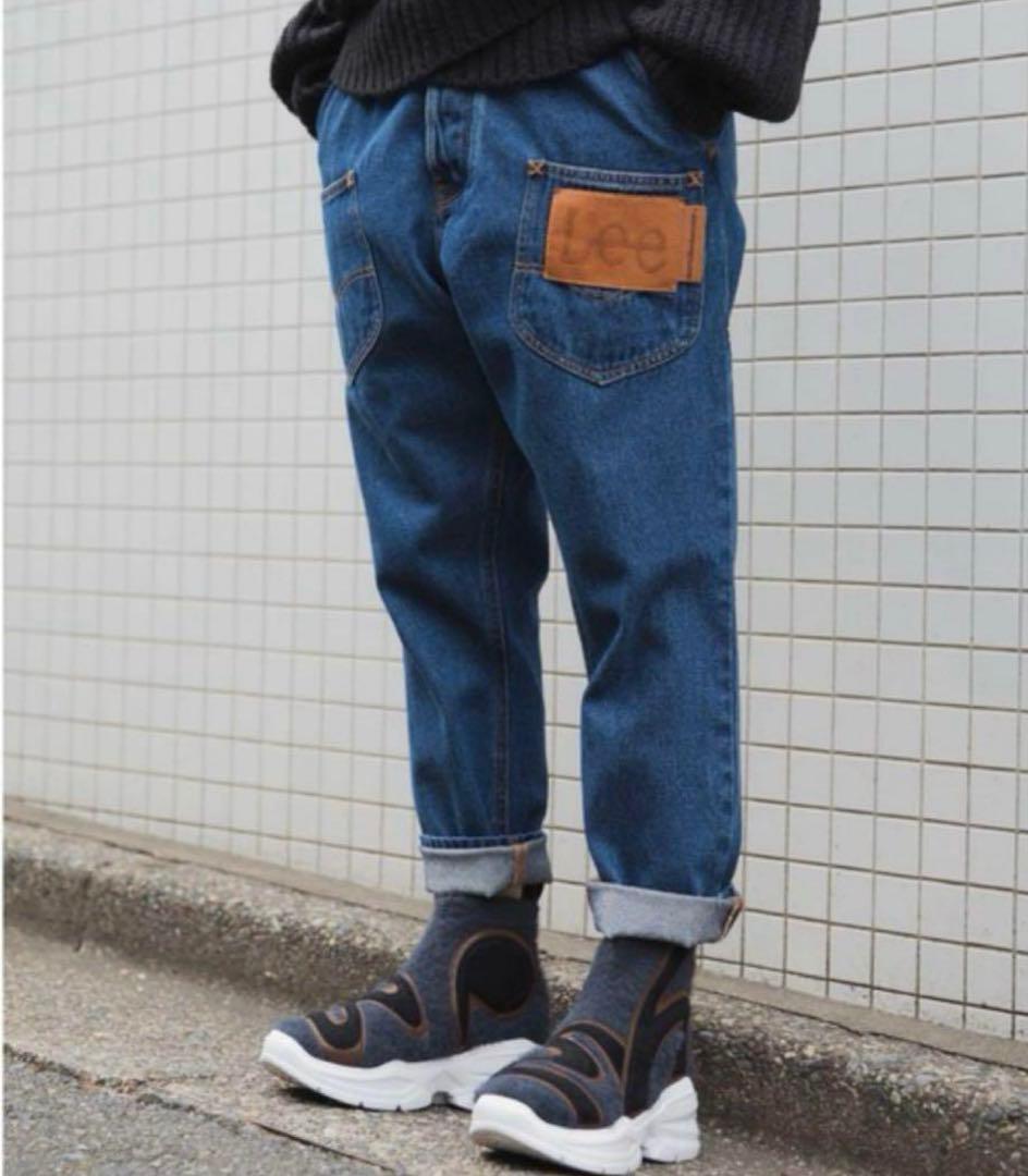 mercibeaucoup, メルシーボークーLee コラボうしろまえデニム M