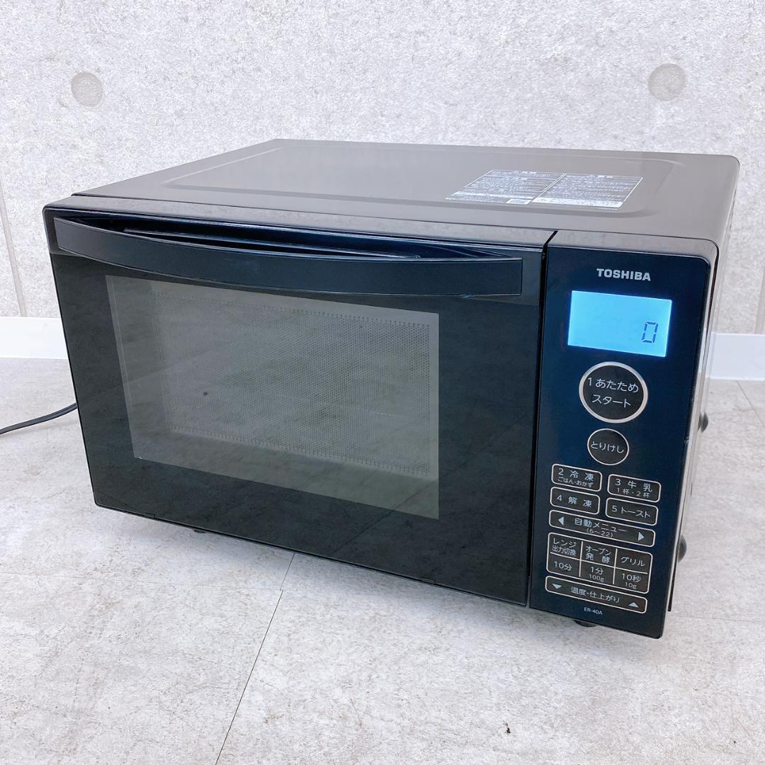 TOSHIBA 電子レンジ ER-40A(K) 2025年製 フラットタイプ