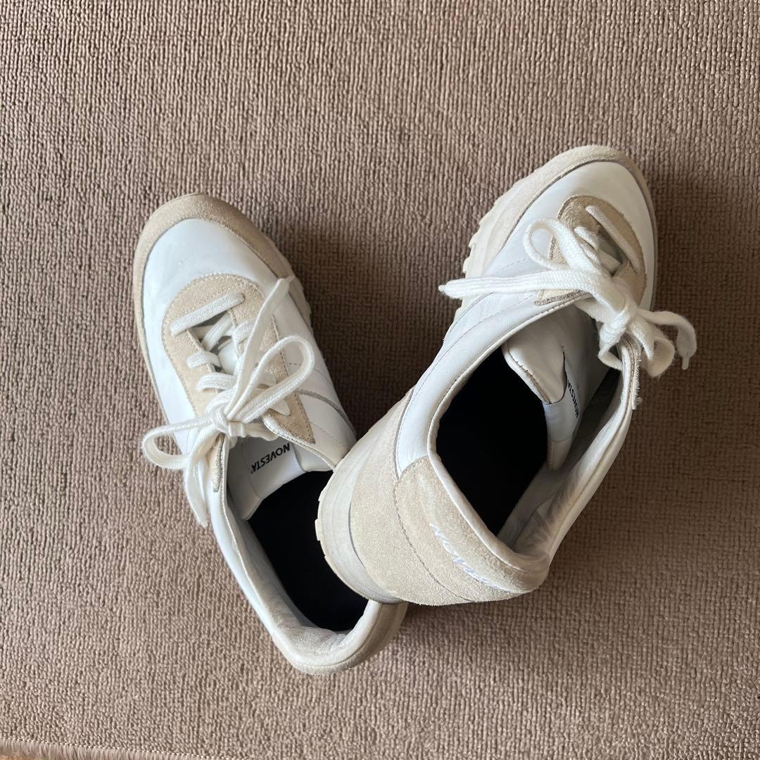 専用ですノヴエスタオールレザースニーカー38 24センチ