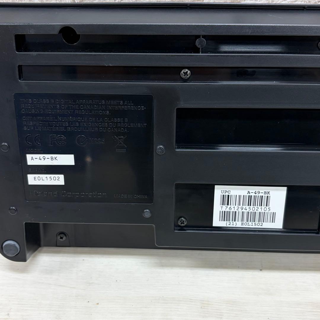 Roland ローランド 49鍵盤 USB MIDIキーボード A-49 ⑩