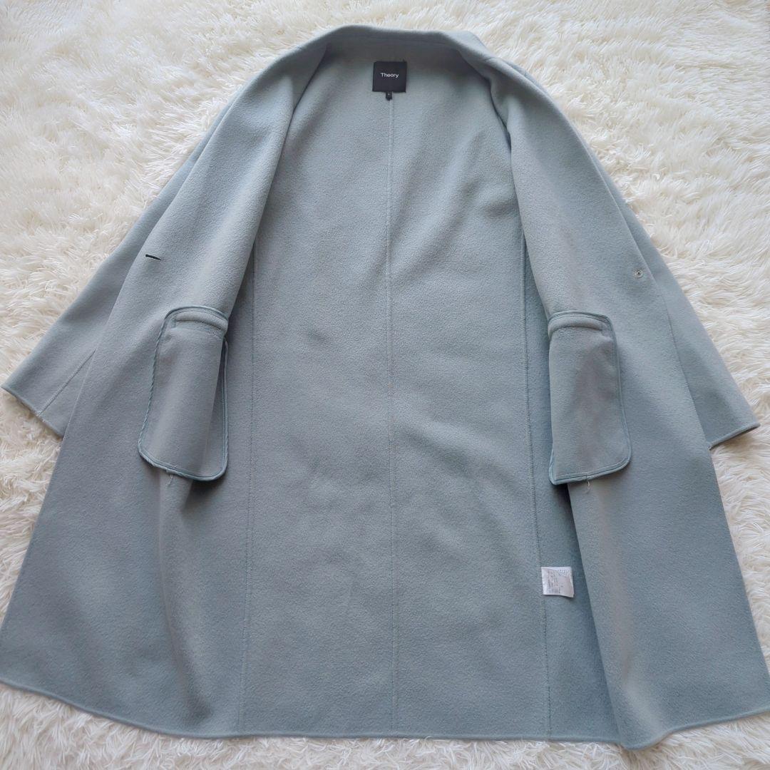 近年✨️セオリー チェスターコート ダブルフェイス カシミヤ サイズＳ